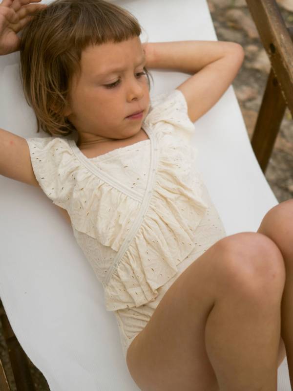 Lil'atelier swimsuit, turtledove 